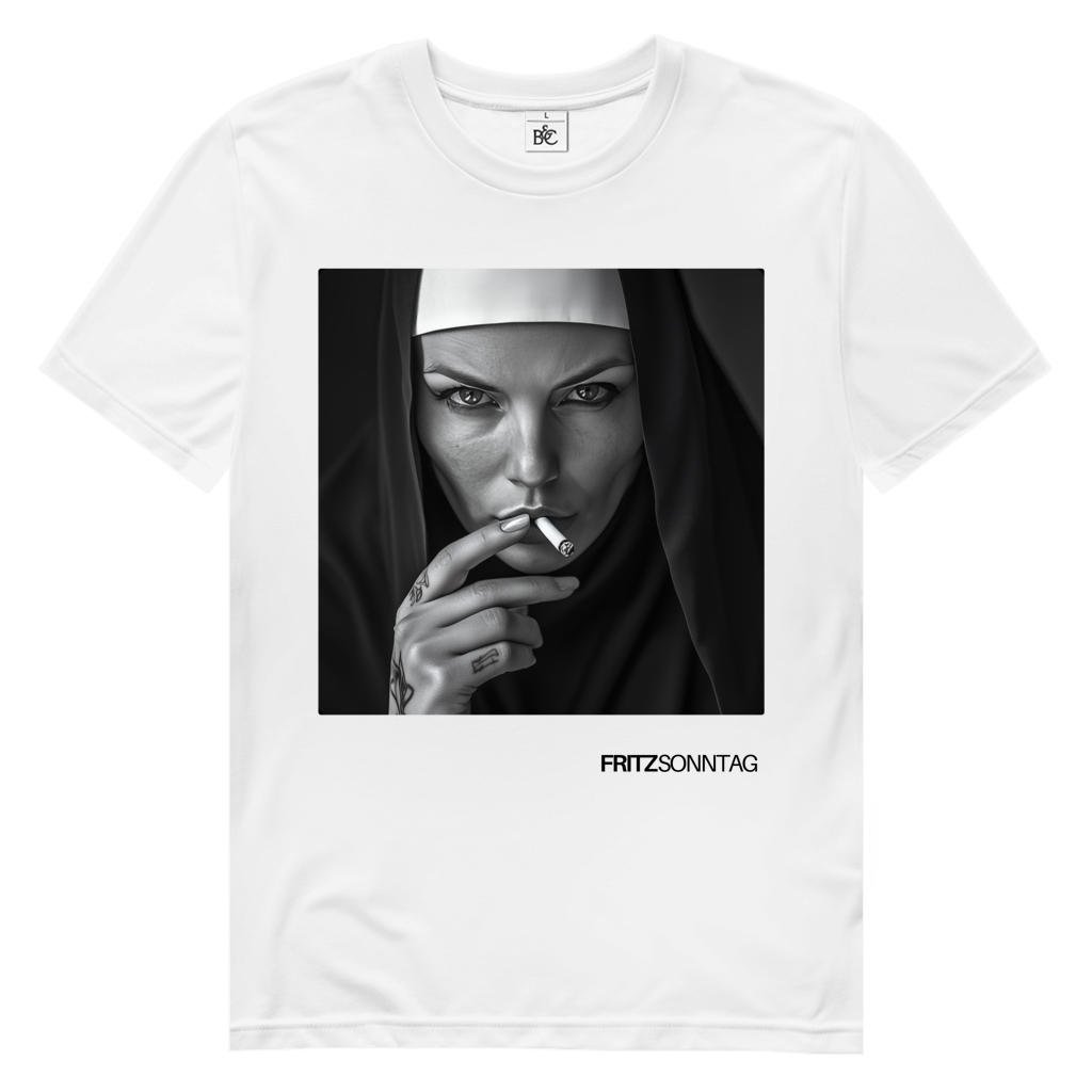 Nun Smoking - Men’s T-Shirt