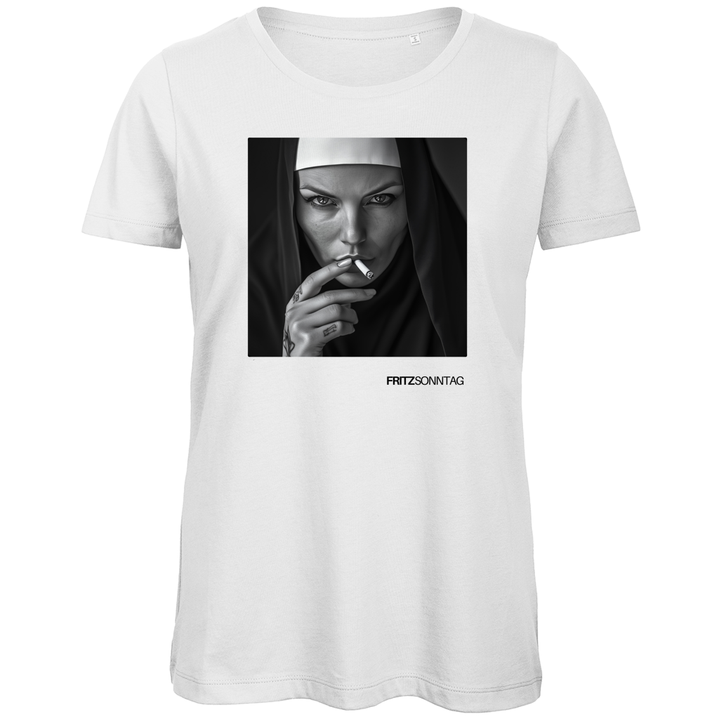 Nun Smoking - Women’s T-Shirt