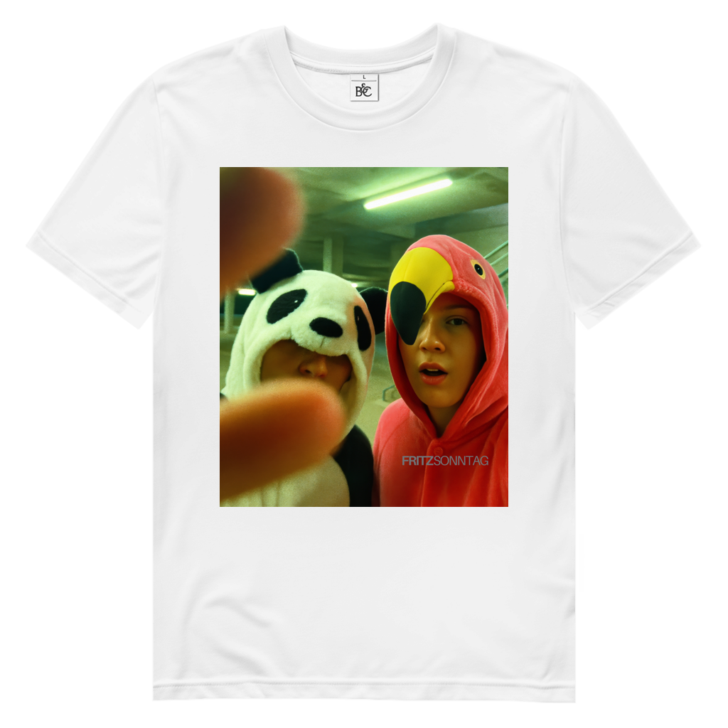 Flamingo & Panda - Men’s T-Shirt